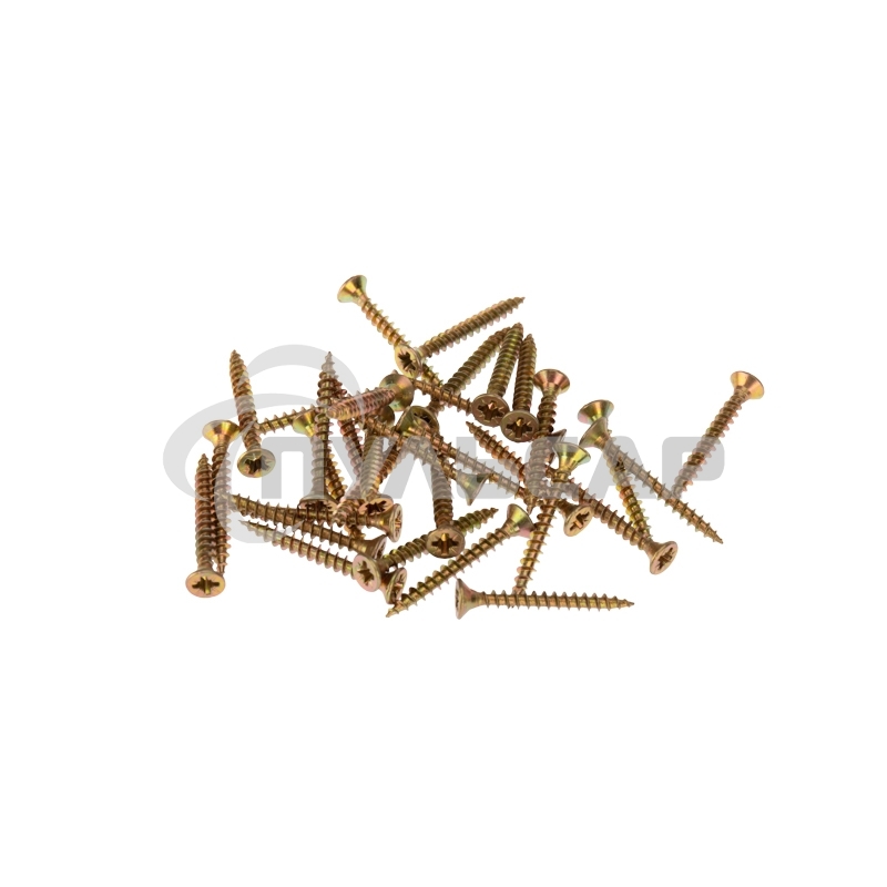 Саморез универсальный KRANZ 4х30, желтый цинк, пакет (1000 шт/уп)