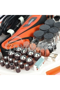 Гравер электрический PATRIOT EE 111 с гибким валом, 140Вт, 210 насадок в комплекте, кейс