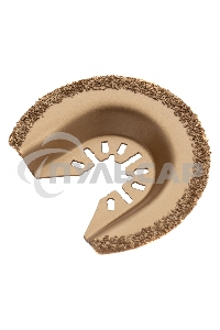 Насадка для МФИ режущая полукруг., HM, по плитке и дереву, 65 мм Denzel