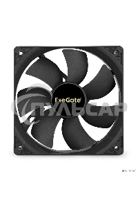 Вентилятор для корпуса ExeGate ExtraPower EP12025SM черный, 120 мм, 1800 об/мин, 28 дБ, 2 pin