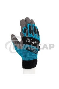 Перчатки универсальные комбинированные, с защитными накладками, STYLISH, размер L (9) Gross