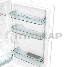 Встраиваемый холодильник Gorenje NRKI418FA0 белый, двухкамерный, 180/68 л., морозилка снизу, No Frost