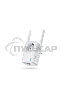 Сетевой адаптер TP-Link SOHO TL-WA860RE 300Mbps Wireless N Wall Plugged Range Extender with AC Passthrough, QCA(Atheros), 2T2R, 2.4GHz, 802.11b/g/n, 1 10/100Mbps LAN port, Range Extender button, Range Extender mode, suppo поставляется без кабеля RJ-45