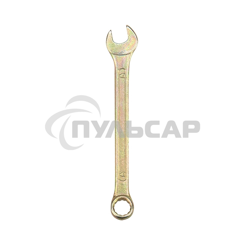 Ключ комбинированный Rexant 9 мм, желтый цинк