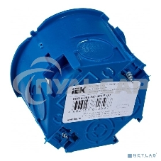 Коробка установочная С3 d68х45 для полых стен (с саморезами и пластик. лапками) IEK UKG10-068-045-000-P-UO