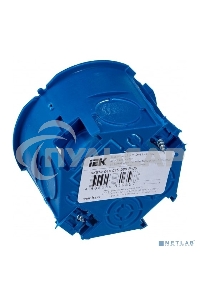 Коробка установочная С3 d68х45 для полых стен (с саморезами и пластик. лапками) IEK UKG10-068-045-000-P-UO