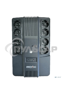 Источник бесперебойного питания Импульс ИБП ИМПУЛЬС МАСТЕР 600, 600ВА/360Вт, LED, USB, RJ11/RJ45, SCHUKOx8