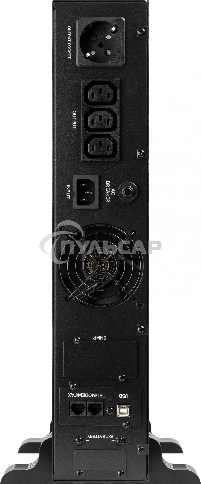 Источник бесперебойного питания SMARTWATT UPS DATA 1kVA Line-interactive SIN 1000VA/800W (Euro x1, IEC C13 x3, USB, RJ11/RJ45 protection, SNMP, LCD,