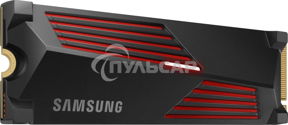 Накопитель SSD Samsung 990 Pro MZ-V9P4T0CW, 4Tb, PCIe 4.0 x4, M.2 2280, NVMe, R/W 7450/6900, с радиатором