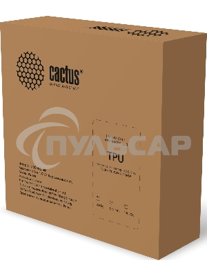 Пластик для принтера 3D Cactus CS-3D-TPU-0.8KG-TRANSP TPU d1.75мм 0.8кг 1цв.