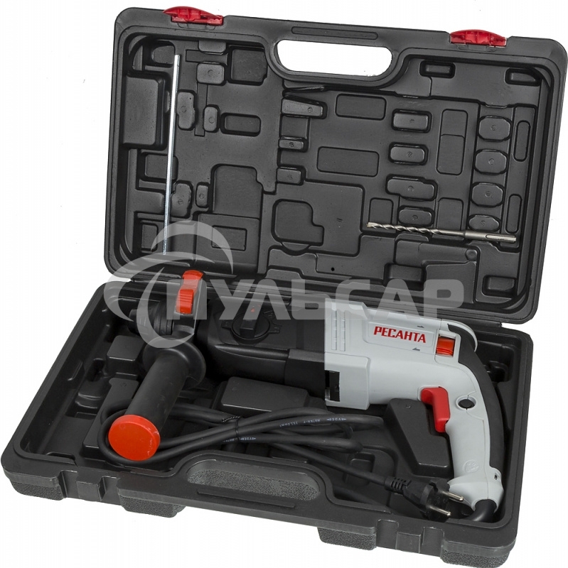 Перфоратор Ресанта П-30-900К патрон:SDS-plus уд.:4.3Дж 900Вт (кейс в комплекте)