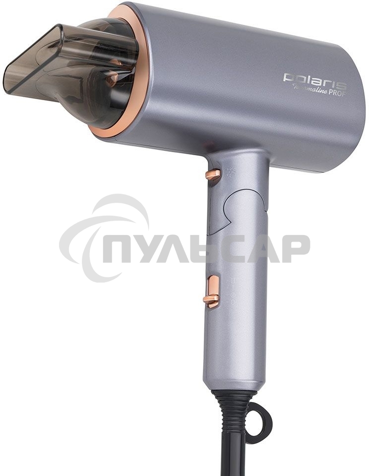Фен Polaris PHD2090ACi Tourmaline PROF графит/розовое золото Фен 2000Вт