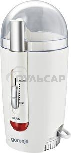 Кофемолка Gorenje SMK150WI 150Вт сист.помол.:одинарный нож вместим.:60гр серый/белый