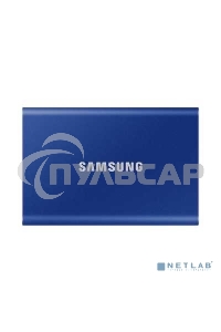 Внешний SSD Samsung T7, 2TB, USB 3.2 Gen 2 Type-C, R/W 1050/1000, синий