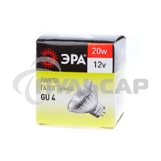 Лампа галогенная ЭРА GU4-MR11-20W-12V-30Cl(10/200/8400) Лампа галогенная ЭРА GU4-MR11-20W-12V-30Cl(10/200/8400)