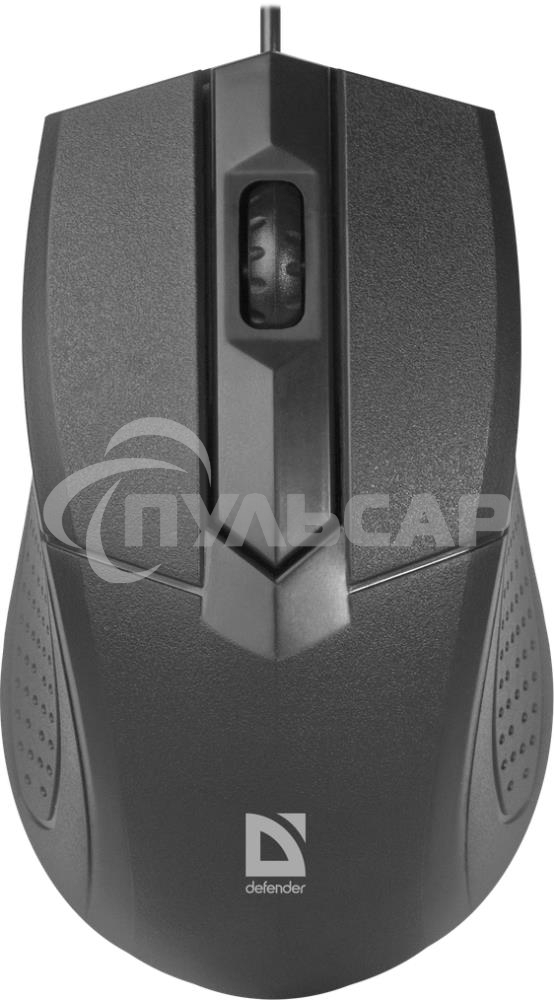Мышь проводная Defender Optimum MB-270 черный, 1000 dpi, USB, кнопки - 3
