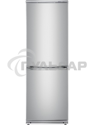 Холодильник Atlant XM-4012-080 серебристый двухкамерный 201/101л морозилка снизу