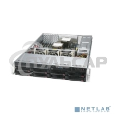 Серверная платформа Supermicro SYS-620P-TR 2U noCPU(2)3rd GenScalable/TDP 270W/no DIMM(18)/ SATARAID HDD(8)LFF/2x1GbE/1200W