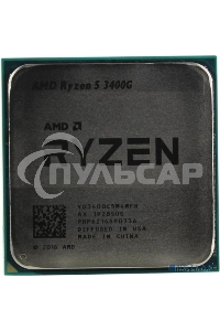 Процессор AMD Ryzen 5 3400G Soc-AM4 3.7GHz OEM