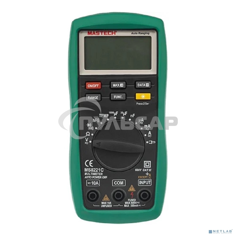 Универсальный мультиметр MASTECH MS8221С 13-2056