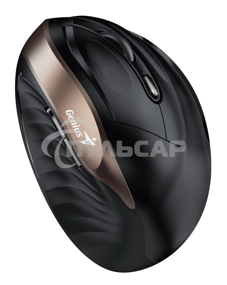 Мышь беспроводная Genius Ergo 8250S черный, 1600 dpi, радиоканал, USB, кнопки - 6