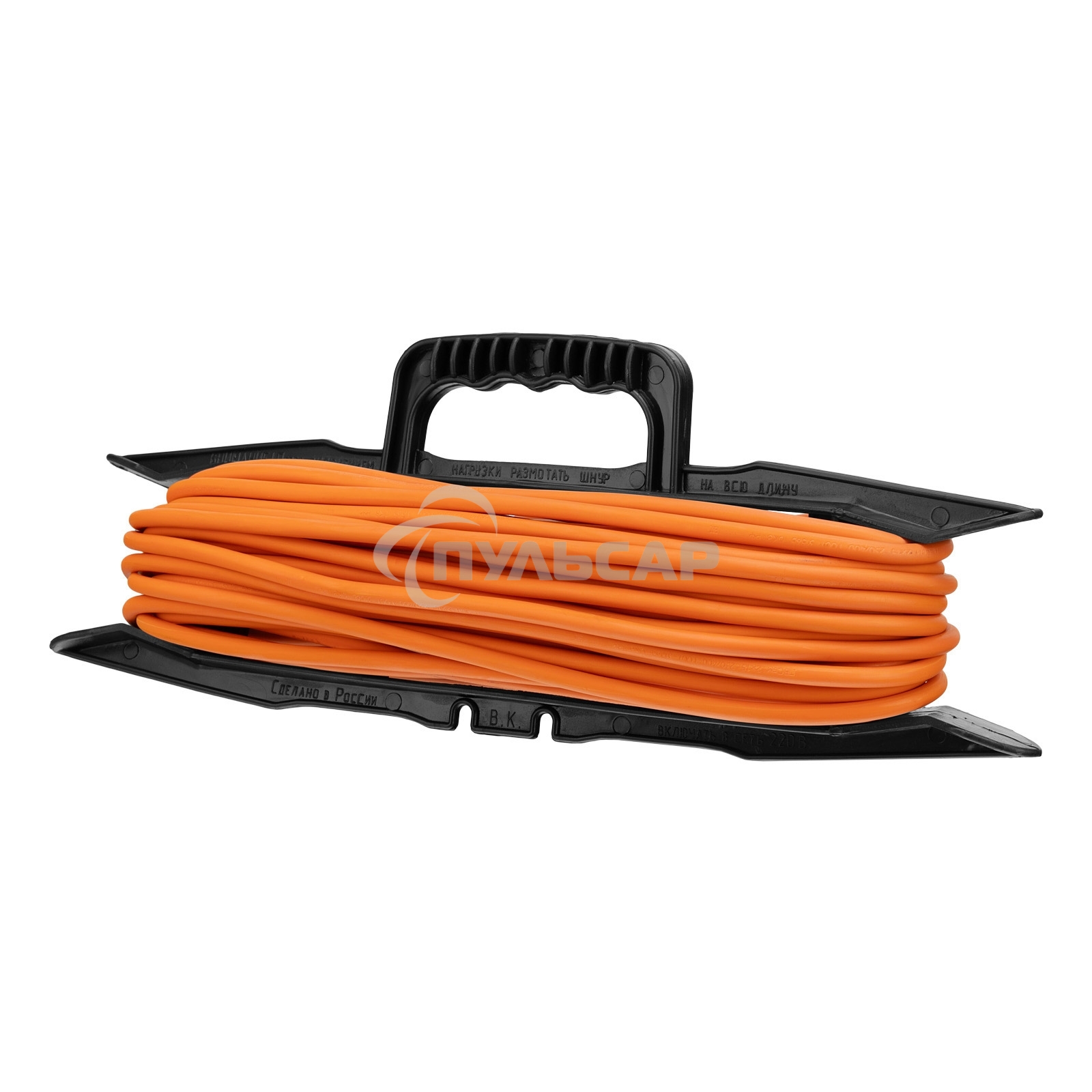 Удлинитель-шнур силовой Garden Series, б/з, ПВС, 20м, 1 розетка, 2*1 мм Denzel