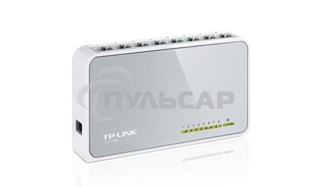 Коммутатор TP-Link SOHO TL-SF1008D Коммутатор 8-port 10/100M mini Desktop Switch, 8 10/100M RJ45 ports, Plastic case
