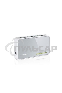 Коммутатор TP-Link SOHO TL-SF1008D Коммутатор 8-port 10/100M mini Desktop Switch, 8 10/100M RJ45 ports, Plastic case