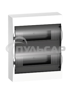 Бокс ОП EASY9 навесн. с прозрачной дверью 2ряда 24мод. SchE EZ9E212S2SRU