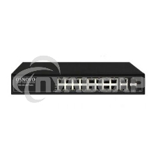 Коммутатор управляемый L2 PoE OSNOVO SW-8182/L(300W) Gigabit Ethernet на 16 RJ45 PoE + 2 x RJ45 + 2 GE SFP портов, до 30W на порт, суммарно до 300W