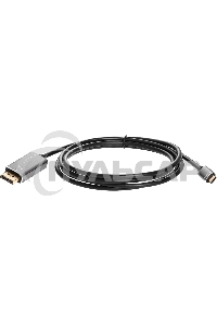 Кабель-адаптер VCOM USB Type-Cm --> DP1.4v (m) 8K@60Hz, 1,5 м, Alum Shell