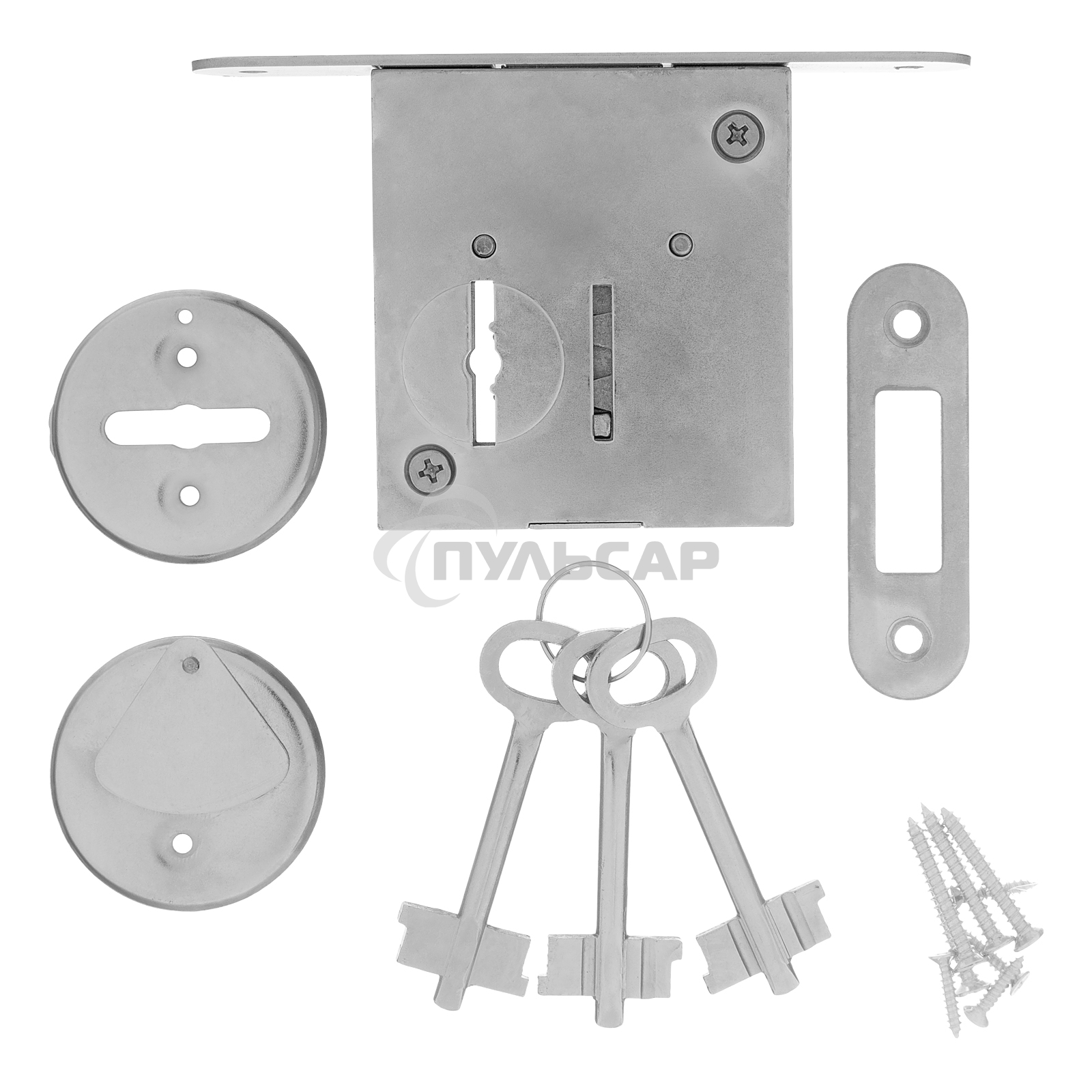 Замок врезной СИБРТЕХ ЗВ8-4,сувальдный91663