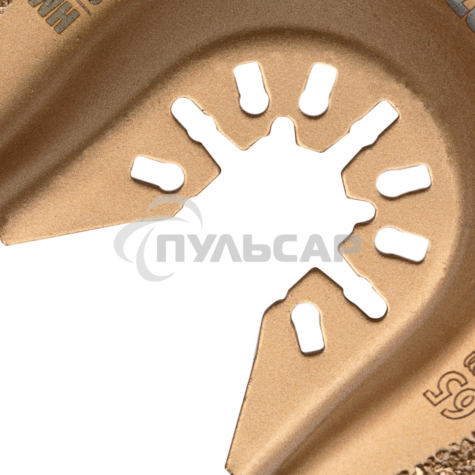 Насадка для МФИ режущая полукруг., HM, по плитке и дереву, 65 мм Denzel