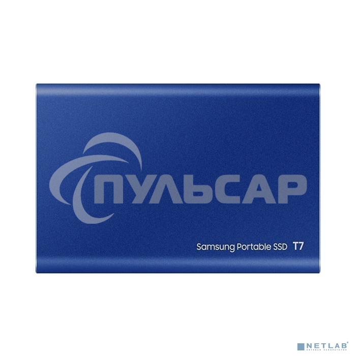Внешний SSD Samsung T7, 2TB, USB 3.2 Gen 2 Type-C, R/W 1050/1000, синий