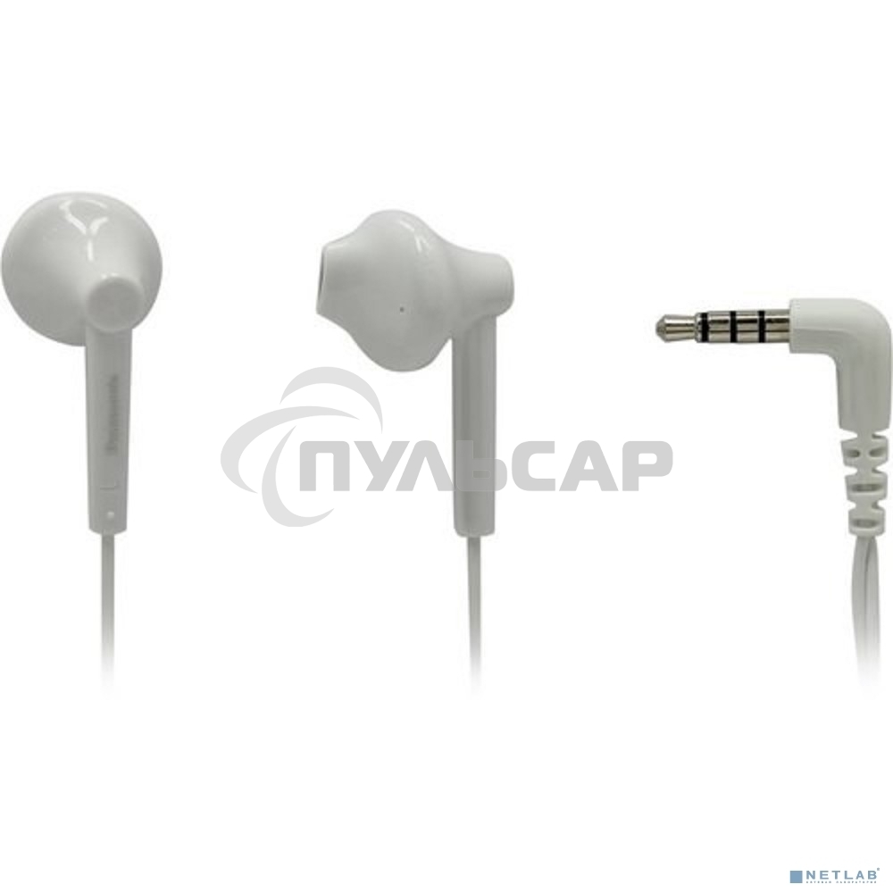 Наушники Panasonic RP-TCM55GC-W внутриканальные 10-24000Гц 1.2м 3.5мм 109дБ микрофон белые
