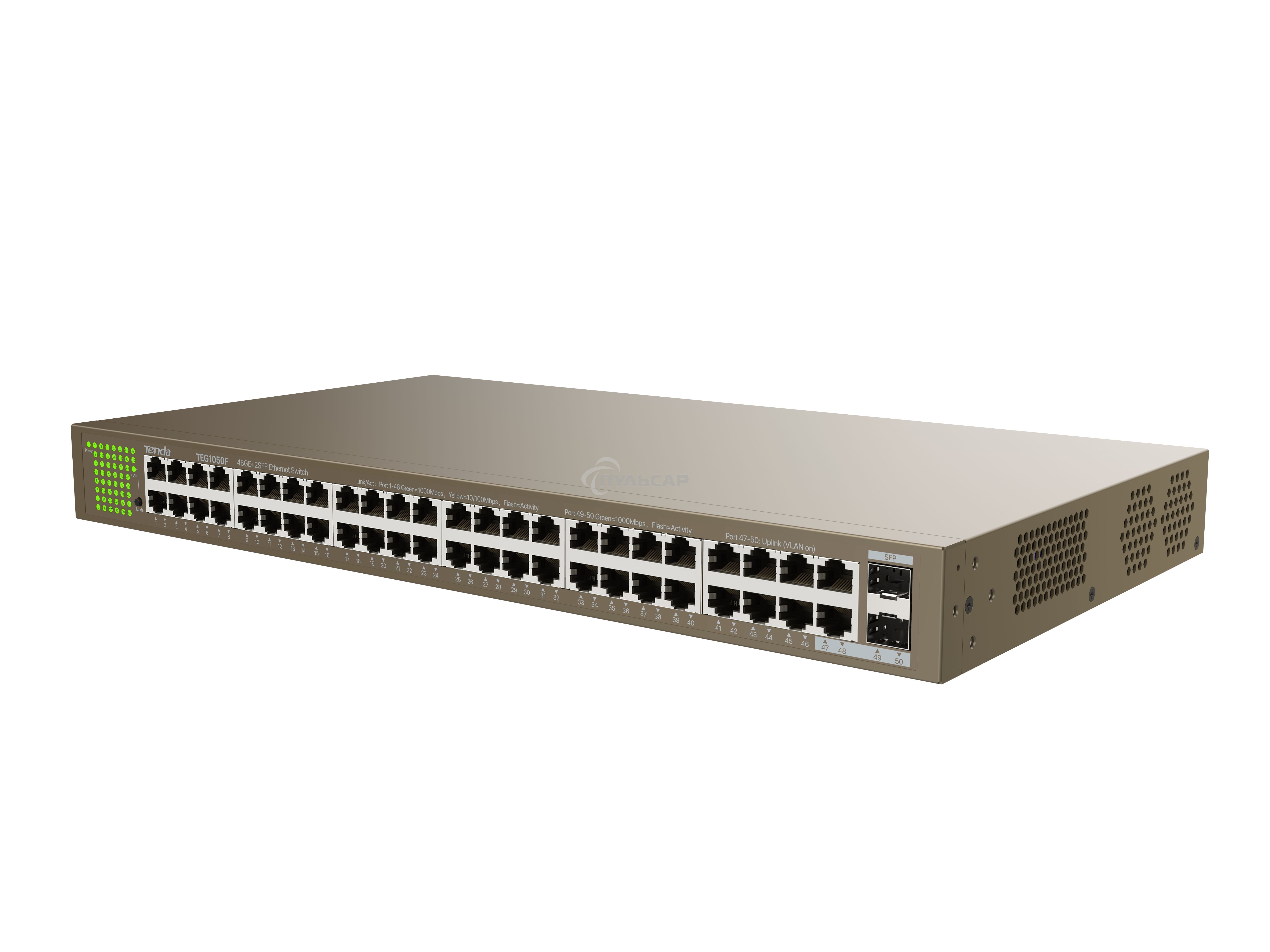 Коммутатор TENDATEG1050F 48PORT 1000M 2SFP