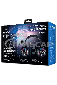 Наушники с микрофоном Sven AP-U1100MV черный 2.2м мониторные оголовье