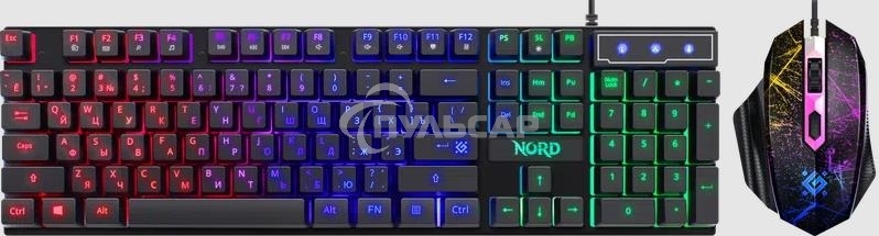 Комплект клавиатура + мышка NORD GS-959 RU черный Defender