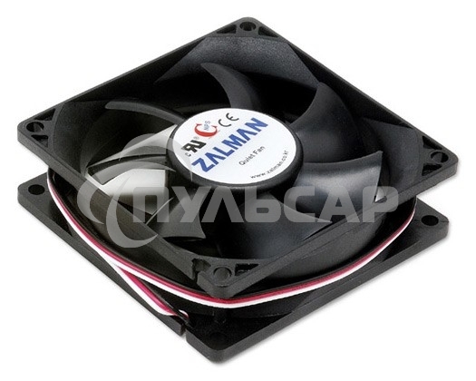 Вентилятор для корпуса Zalman ZM-F1 PLUS (SF) черный, 80 мм, 2000 об/мин, 23 дБ, 3 pin