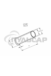 Наконечник штыревой втулочный L-9 мм 4 мм² (НШВ 4.0-9/НГ 4,0-9) Rexant