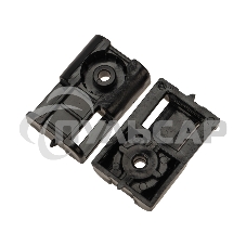 Площадка под стяжку для прямого монтажа, черная (100 шт/уп) Rexant