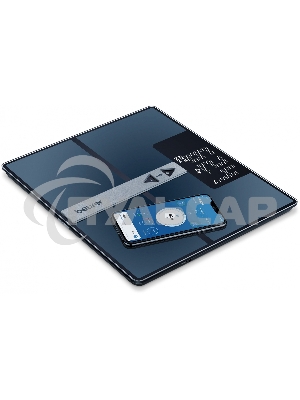 Весы напольные электронные Beurer BF980 WIFI/BT макс.180кг черный