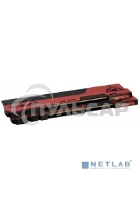 Оперативная память Patriot Viper Elite II, DDR4, 16Gb (2x8 Gb), 3200 MHz, CL18, DIMM, радиатор, красный, черный