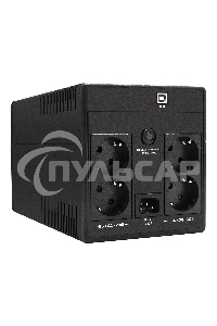 Источник бесперебойного питания ExeGate SpecialPro Smart LLB-1500.LCD.AVR.4SH.USB 1500VA/950W, LCD, AVR, 4*Schuko, USB, черный