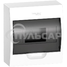 Бокс ОП EASY9 навесн. с прозрачной дверью 1ряд 8мод. SchE EZ9E108S2SRU