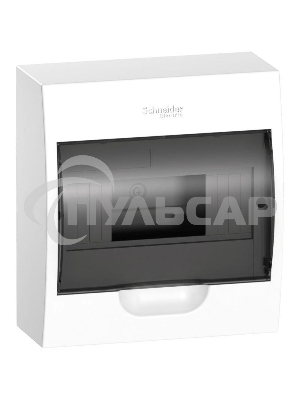 Бокс ОП EASY9 навесн. с прозрачной дверью 1ряд 8мод. SchE EZ9E108S2SRU