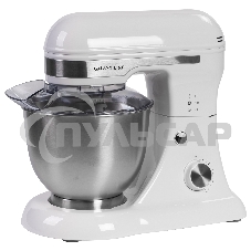 Миксер Galaxy Line GL 2230, белый, планетарный, 700 Вт, 12 скоростей