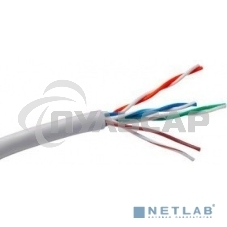 Кабель UTP 4 пары кат.5e Exegate CCA, многожильный, 305м pullbox, серый