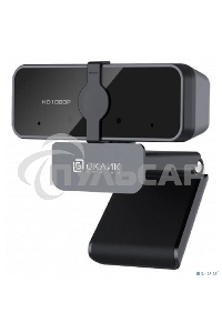 Веб-камера Oklick/Оклик OK-C21FH черный 2Mpix (1920x1080) USB2.0 с микрофоном