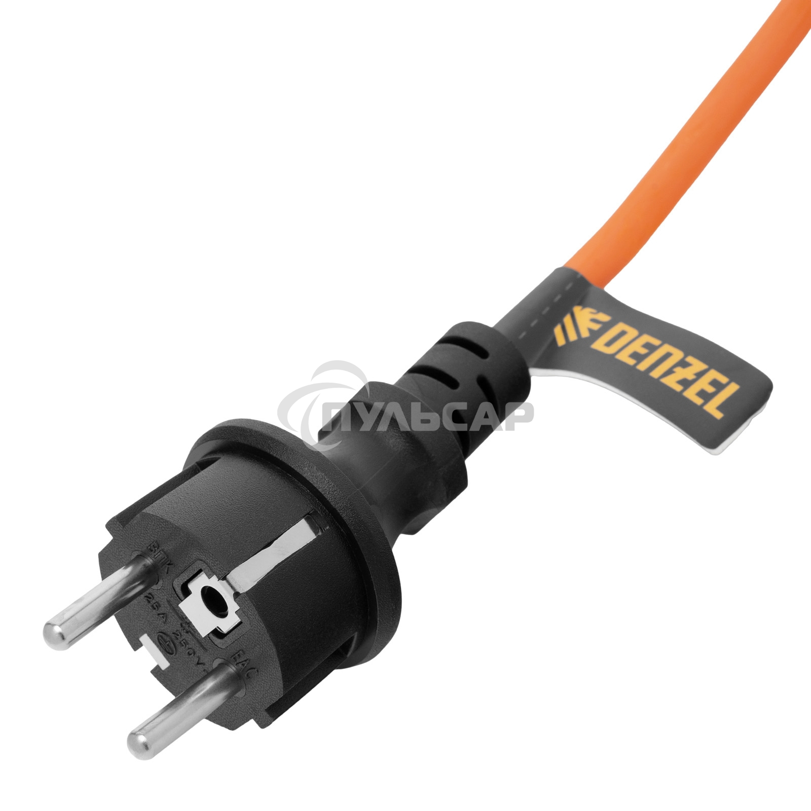 Удлинитель-шнур силовой Garden Series, б/з, ПВС, 20м, 1 розетка, 2*1 мм Denzel